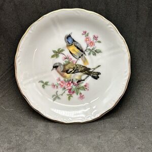 Royal Crown 44/597 Bird Saucer Replacement Spring Pink Flowers Branches Leaf